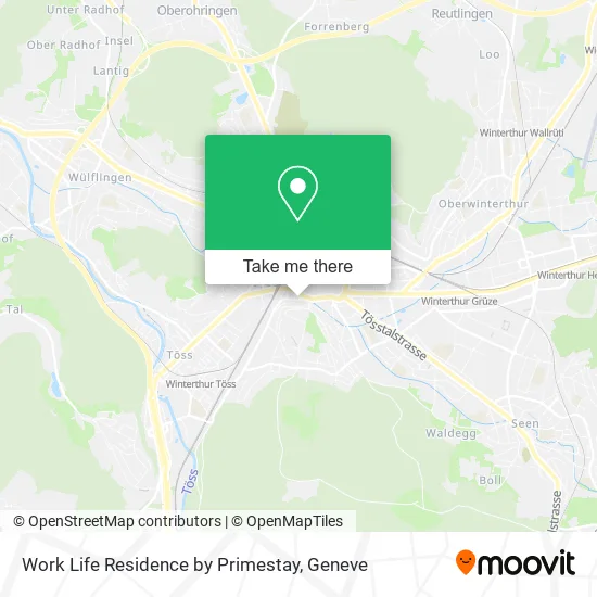 Work Life Residence by Primestay map