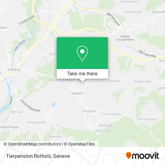 Tierpension Rotholz map