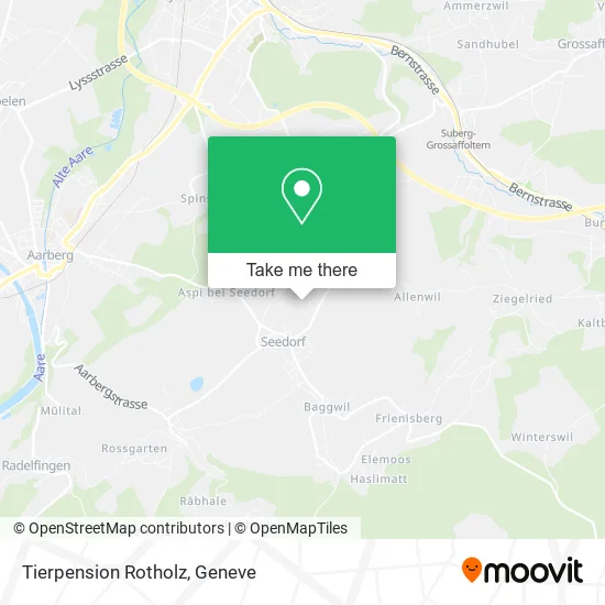 Tierpension Rotholz map