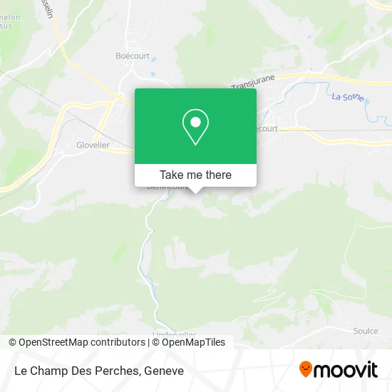 Le Champ Des Perches map