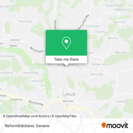 Reformbäckerei map