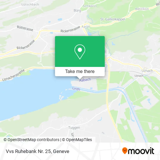 Vvs Ruhebank Nr. 25 map