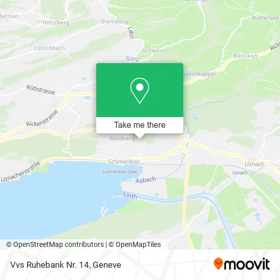 Vvs Ruhebank Nr. 14 map