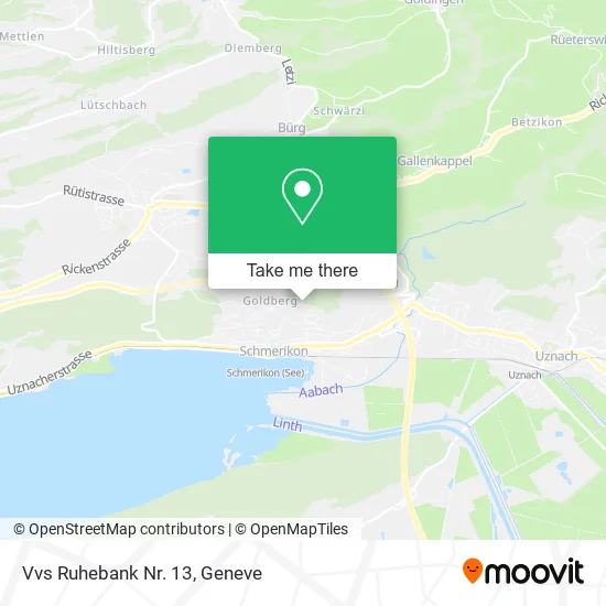 Vvs Ruhebank Nr. 13 map