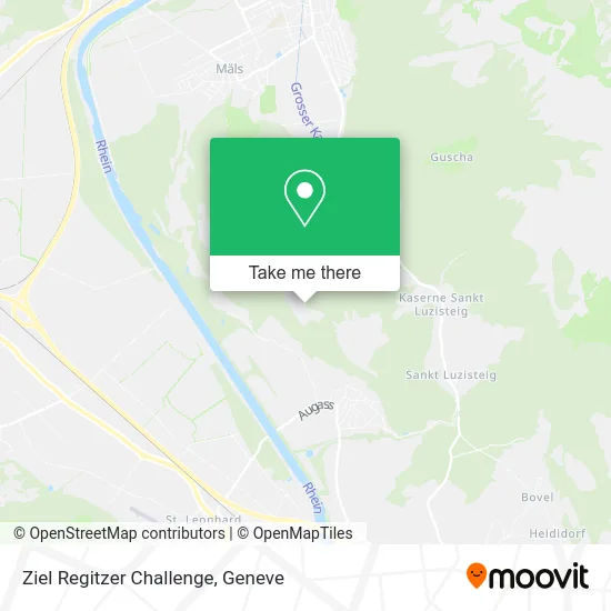 Ziel Regitzer Challenge map