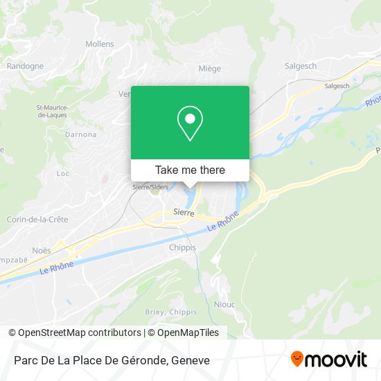 Parc De La Place De Géronde map
