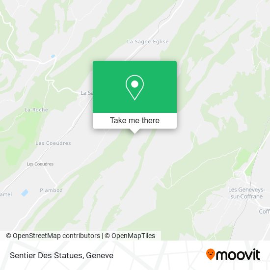 Sentier Des Statues map
