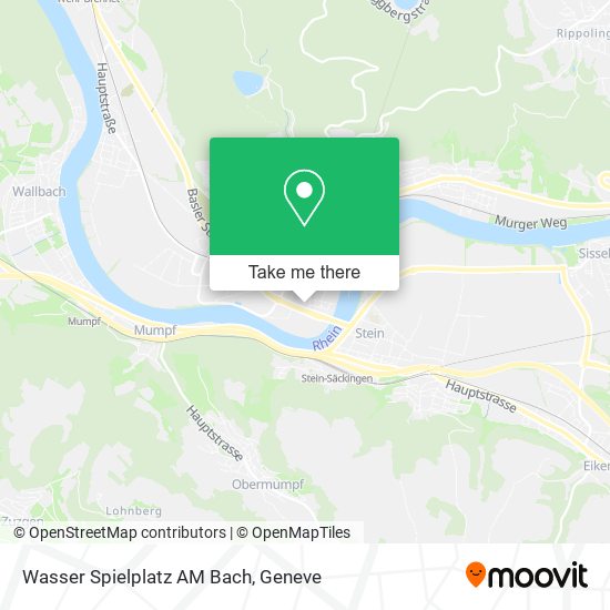 Wasser Spielplatz AM Bach map