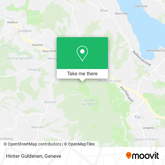 Hinter Guldenen map