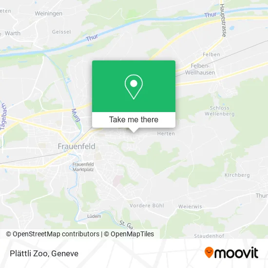 Plättli Zoo map