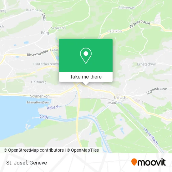 St. Josef map
