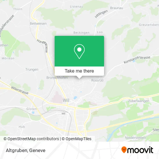Altgruben map