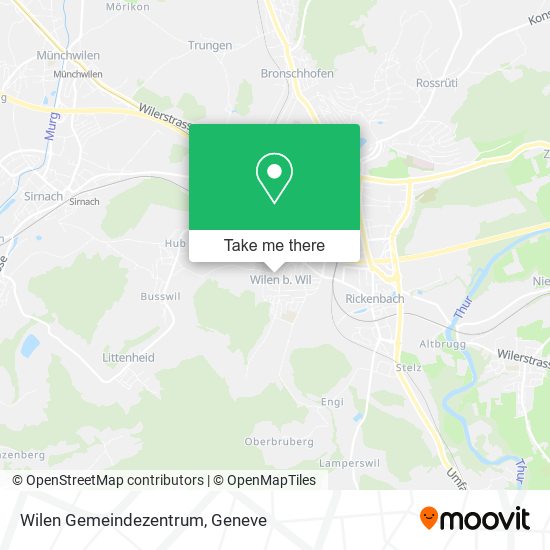 Wilen Gemeindezentrum map
