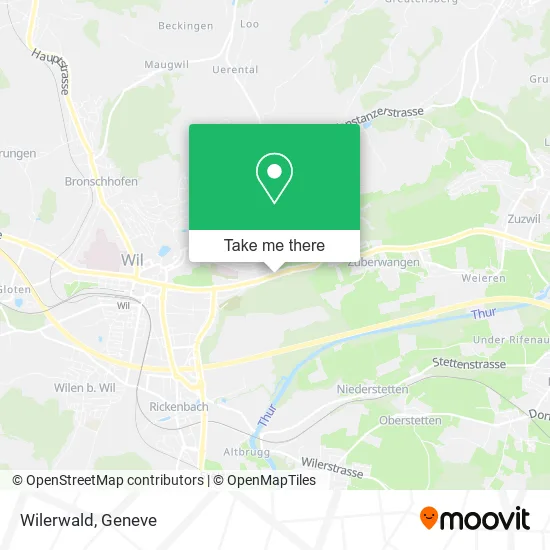 Wilerwald map