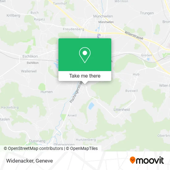 Widenacker map