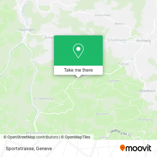 Sportstrasse map