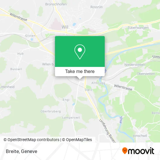Breite map