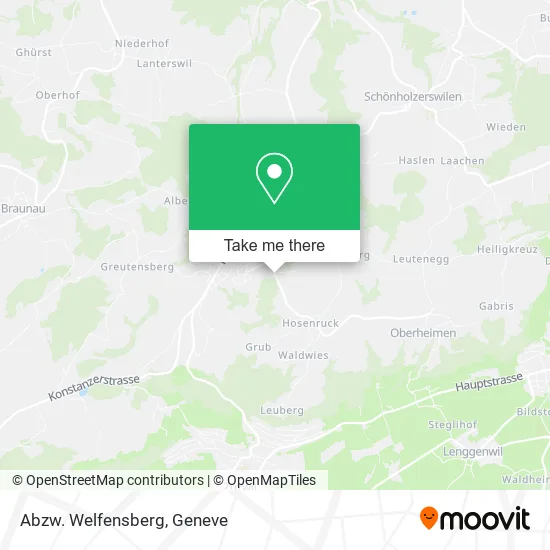 Abzw. Welfensberg map