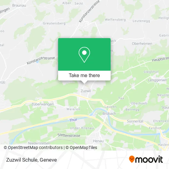 Zuzwil Schule map