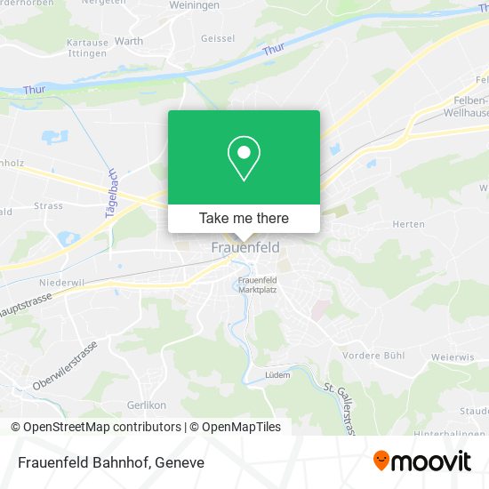 Frauenfeld Bahnhof map