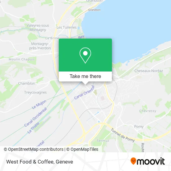 West Food & Coffee map