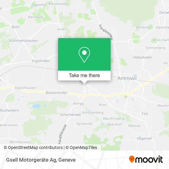 Gsell Motorgeräte Ag map