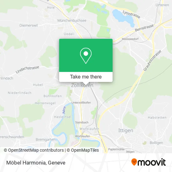 Möbel Harmonia map