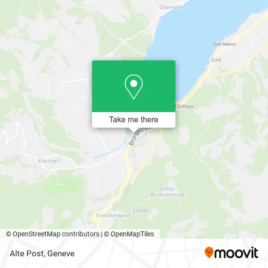 Alte Post map