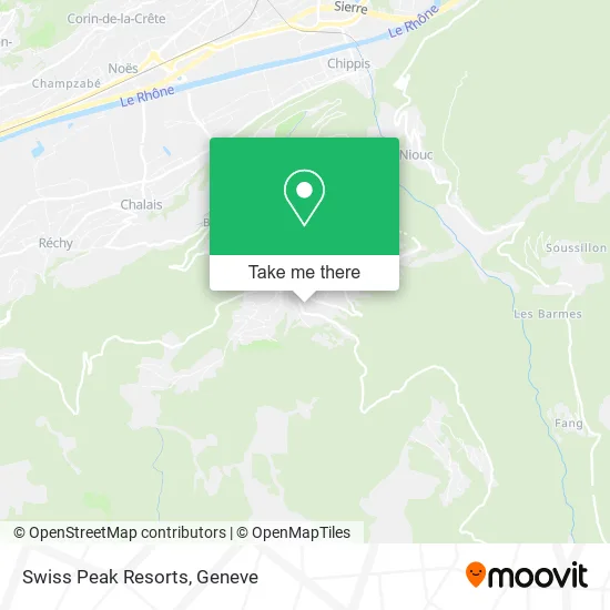 Swiss Peak Resorts map