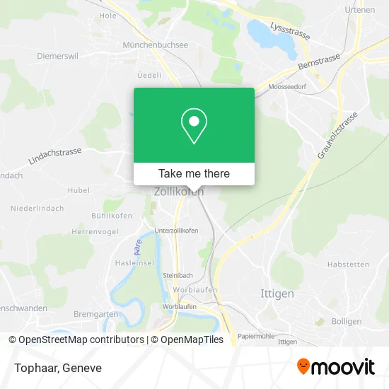 Tophaar map