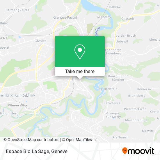Espace Bio La Sage map