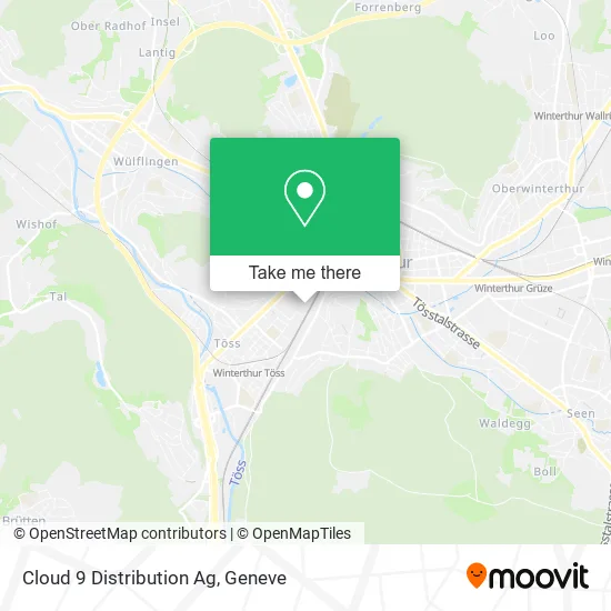 Cloud 9 Distribution Ag map