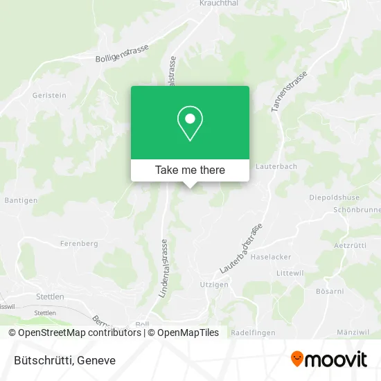 Bütschrütti map