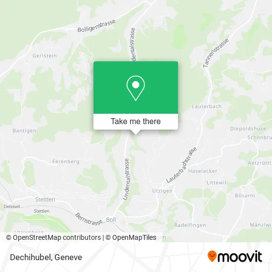 Dechihubel map