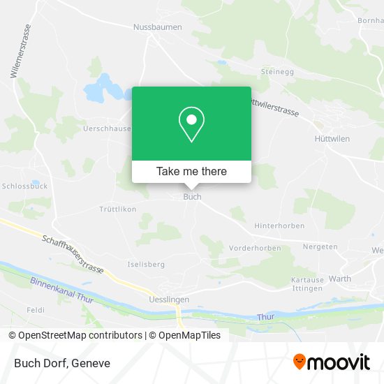 Buch Dorf map