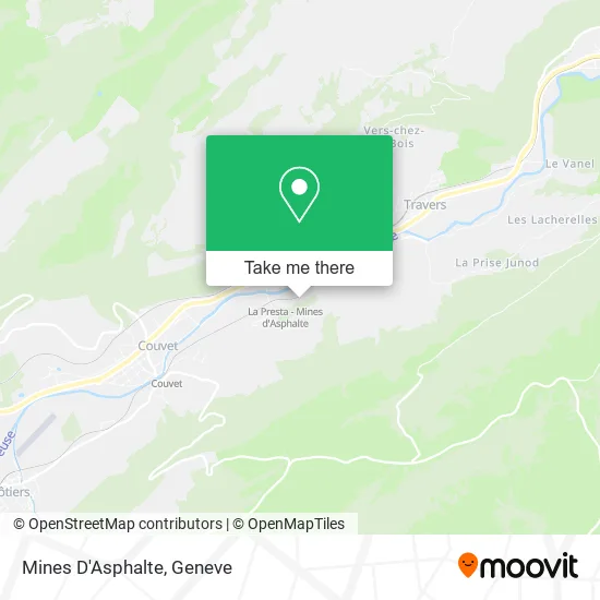 Mines D'Asphalte map