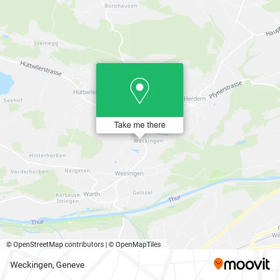 Weckingen map