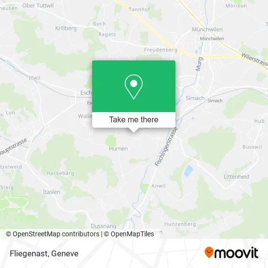 Fliegenast map