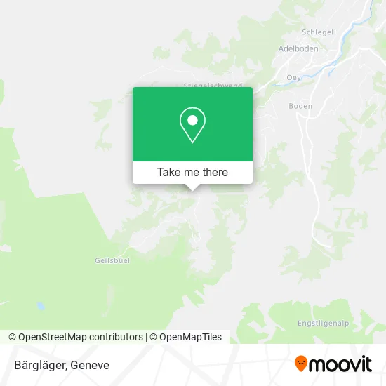 Bärgläger map