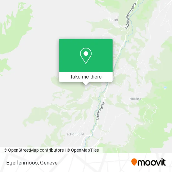 Egerlenmoos map