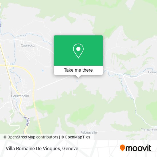 Villa Romaine De Vicques map