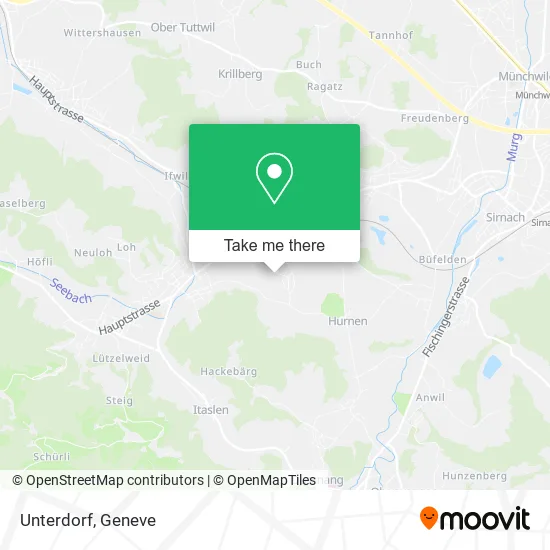 Unterdorf map