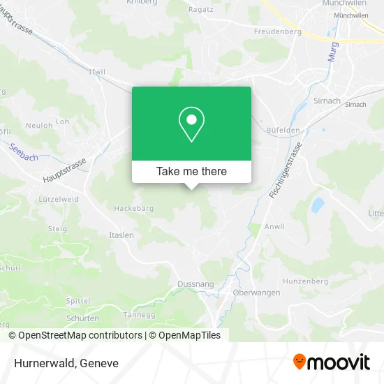 Hurnerwald map