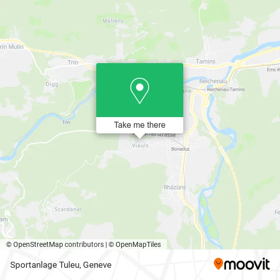 Sportanlage Tuleu map