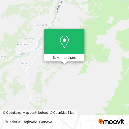 Bunderle-Lägiweid map