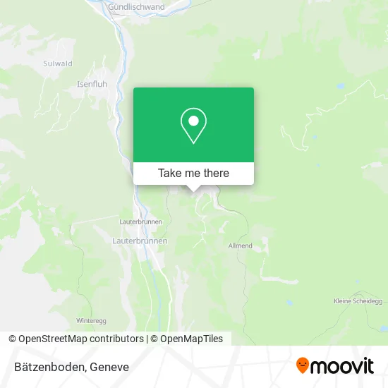 Bätzenboden map