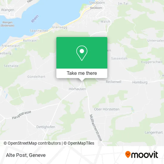 Alte Post map