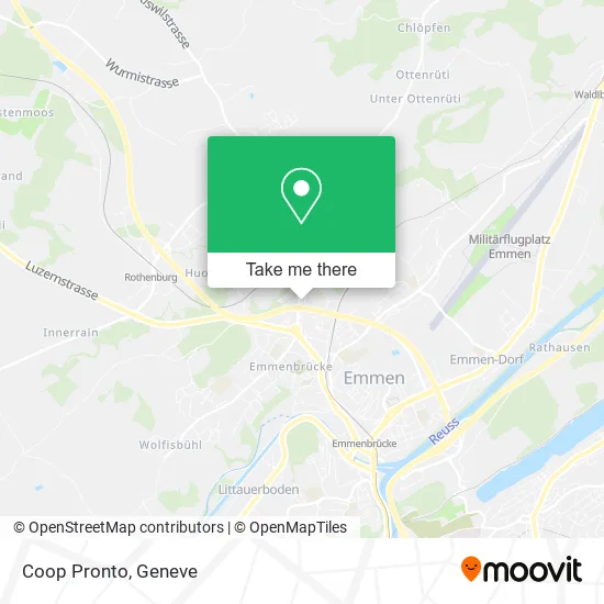 Coop Pronto map