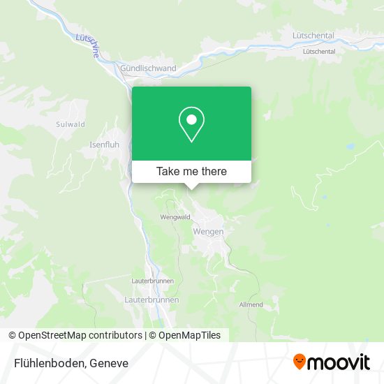 Flühlenboden map