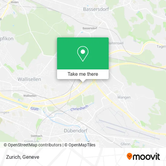Zurich map